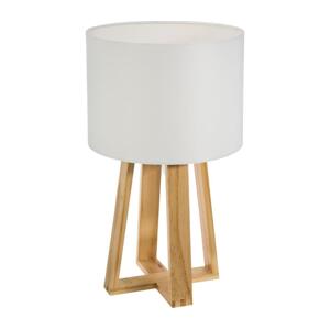 Atmosphera Atmosphera - Stolní lampa MOLU 1xE27/25W/230V borovice/bílá