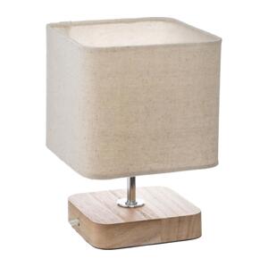 Atmosphera Atmosphera - Stolní lampa TOXEY 1xE27/25W/230V borovice/béžová