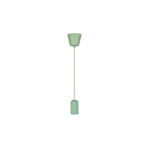 Napájecí kabel 1xE27/60W/230V beton/zelená