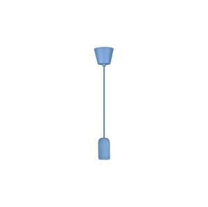 Napájecí kabel 1xE27/60W/230V beton/modrá