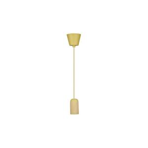 Napájecí kabel 1xE27/60W/230V beton/žlutá