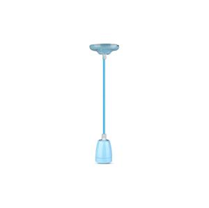 Napájecí kabel 1xE27/60W/230V modrá