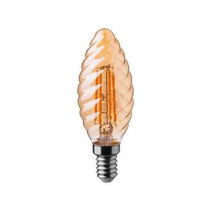 LED Žárovka FILAMENT AMBER E14/4W/230V 2200K