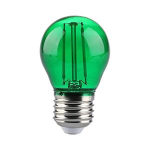 LED Žárovka FILAMENT G45 E27/2W/230V zelená
