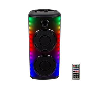 LED RGB Nabíjecí reproduktor s mikrofonem 600W/2400 mAh