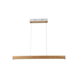 LED Lustr na lanku LED/12W/230V 4000K hnědá