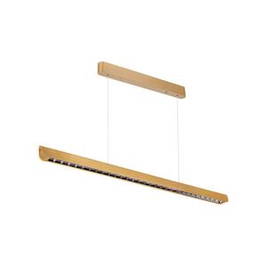 LED Lustr na lanku LED/36W/230V 3000/4000/6400K zlatá