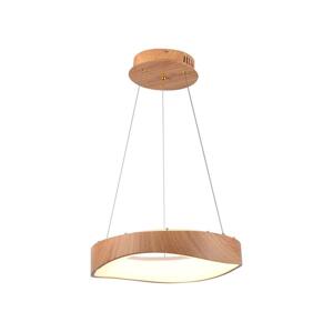 LED Lustr na lanku LED/18W/230V 3000K ø 40 cm hnědá