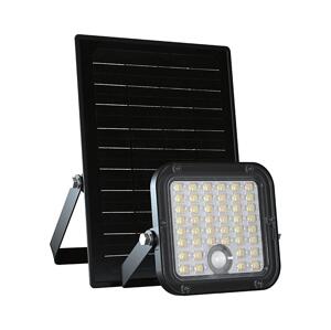 LED Stmívatelný solární reflektor se senzorem LED/10W/3,7V 4000/6000K IP65 + DO