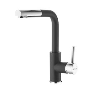 ALVEUS ALVEUS 1129048 - Dřezová baterie s vytahovací sprškou SIROS 29,7 cm černá