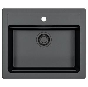 ALVEUS ALVEUS 1148162 - Kuchyňský dřez ATROX 59x50 cm černá