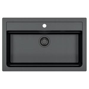 ALVEUS ALVEUS 1148163 - Kuchyňský dřez ATROX 79x50 cm černá