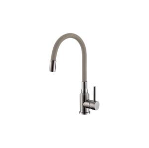 ALVEUS ALVEUS 1144429 - Dřezová baterie s flexibilním ramínkem MINTAS 34 cm chrom/hnědá
