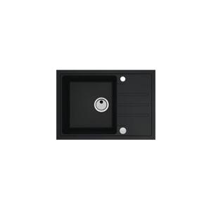 ALVEUS ALVEUS 1149126 - Kuchyňský dřez INTERMEZZO 68x48 cm matná černá