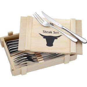 WMF WMF - Sada steakových příborů v dřevěné krabici 12ks