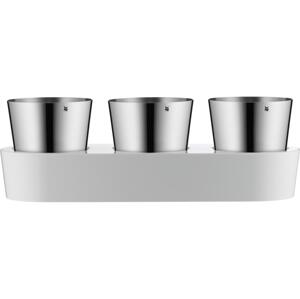 WMF WMF - Samozavlažovací květináč na bylinky 3ks GOURMET bílá/nerez