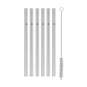 WMF WMF - SADA 6x Nerezová brčka BARIC + čistící kartáček