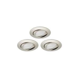Brilo Brilo - SADA 3x LED Stm. koupelnové podhledové svítidlo LED/5W/230V IP23