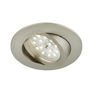 Briloner Briloner 7296-012 - LED Stmívatelné podhledové svítidlo LED/6,5W/230V IP23 chrom