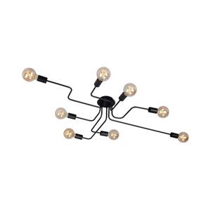 Briloner Briloner 2888-085 - Přisazený lustr FARETTO 8xE27/60W/230V černá