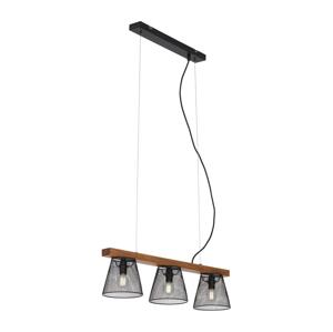 Briloner Briloner 4077-035 - Lustr na lanku WOOD & STYLE 3xE14/25W/230V