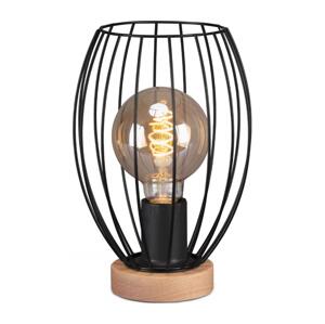 Brilo Brilo - Stolní lampa WAKTU 1xE27/25W/230V kaučukovník