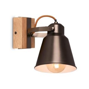 Briloner Briloner 2406-014 - Nástěnné bodové svítidlo RETRO 1xE27/40W/230V bronz