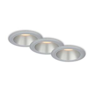 Briloner Briloner 7041-034-SADA 3x LED Koupelnové podh. svítidlo LED/4,9W/230V stříbrná