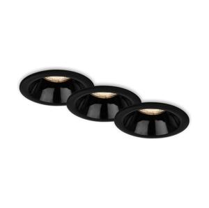 Briloner Briloner 7042-035 - SADA 3x Koupelnové podhledové svítidlo 1xGU10/9W/230V IP23