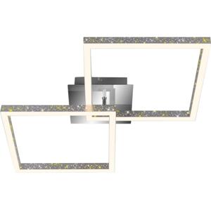 Briloner Briloner 3751-019 - LED Stmívatelné stropní svítidlo FRAME LED/20W/230V chrom