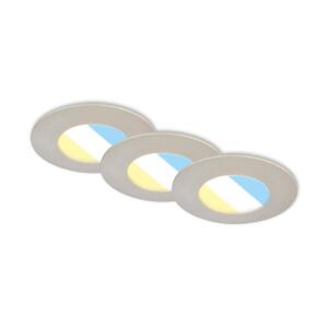 Briloner Briloner 7598032 -SADA 3x LED Koupelnové podh. svítidlo LED/4,9W/230V IP44 chrom