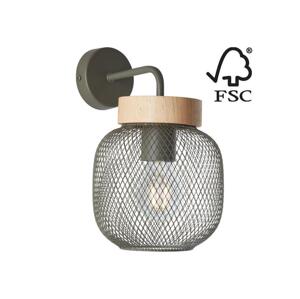 Brilliant Brilliant - Nástěnná lampa GIADA 1xE27/40W/230V zelená - FSC certifikováno