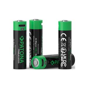 PATONA PATONA - SADA 4x Baterie AA/LR6 Li-Pol 2000mAh 1,5Vs s USB-C nabíjením