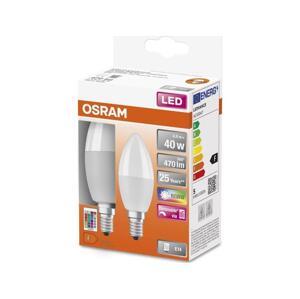 Osram SADA 2x LED RGBW Stmívatelná žárovka B38 E14/4,9W/230V 2700K + DO - Osram