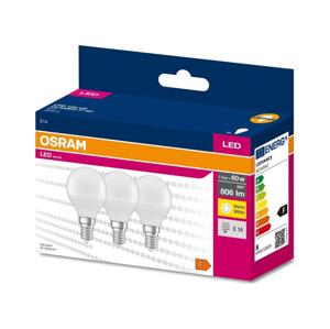 Osram SADA 3x LED Žárovka P45 E14/7,5W/230V 3000K - Osram