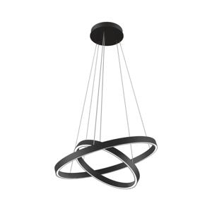 Maytoni Maytoni MOD058PL-L55B3K - LED Lustr na lanku RIM LED/61W/230V pr. 60 cm černá