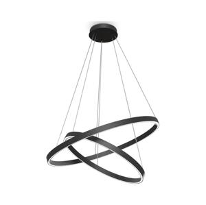 Maytoni Maytoni MOD058PL-L74B3K - LED Lustr na lanku RIM LED/88W/230V pr. 80 cm černá