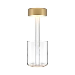 Maytoni Maytoni MOD229TL-L3G3K1 - LED Stmívatelná přenosná stolní lampa 3W/5V zlatá/čirá