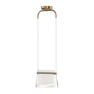 Maytoni Maytoni MOD170PL-L8BS3K - LED Lustr na lanku CABARET LED/8W/230V zlatá