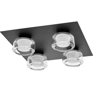 Ledvance Ledvance -LED Koupelnové stropní svítidlo ORBIS FLAME 4xLED/5,5W/230V IP44 černá