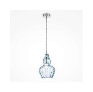 Maytoni Maytoni MOD238-PL-01-BL - Lustr na lanku EUSTOMA 1xE14/40W/230V modrá
