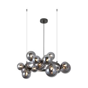 Wofi Wofi 5014-1505W - LED Lustr na lanku VILLA 15xG9/3W/230V černá