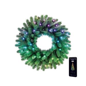 Twinkly Twinkly GD20P4425P00 - LED RGB Stmívatelný vánoční věnec 50xLED pr. 60 cm Wi-Fi