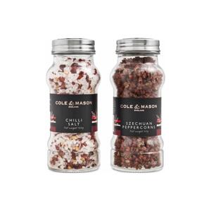 Cole&Mason Cole&Mason - Dárková sada Aromatic chilli soli a sečuánského pepře