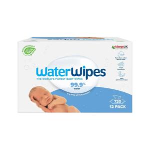Waterwipes WaterWipes - SADA 12x Vlhčené ubrousky bez obsahu plastů 60 ks (720 ks)