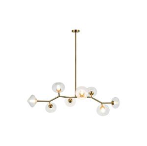 Zam Zam 23023 - Lustr na tyči 8xG9/5W/230V zlatá