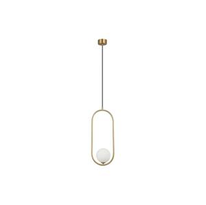 Zam Zam 23135 - Lustr na lanku 1xG9/7W/230V 12x20 cm zlatá