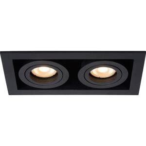 Lucide Lucide 09926/02/30 - Podhledové svítidlo CHIMNEY 2xGU10/50W/230V černá