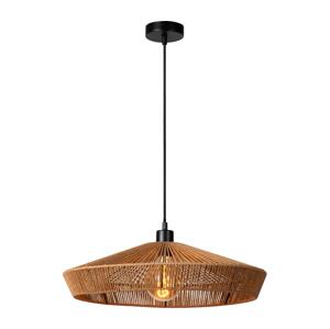 Lucide Lucide 10413/50/72 - Lustr na lanku YUNKAI 1xE27/60W/230V pr. 50 cm hnědá