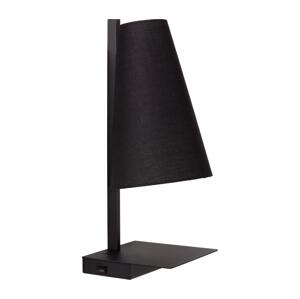Lucide Lucide 30295/01/30 - Stmívatelná stolní lampa GREGORY 1xE27/60W/230V USB černá